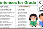 150+ Simple Sentences for Grade 2 Students with PDF