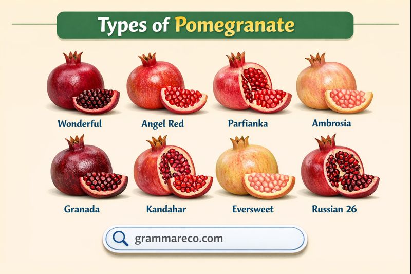 15 Different Types of Pomegranate Fruit and their Pictures