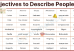 200+ Adjectives to Describe People: Positive and Negative Words