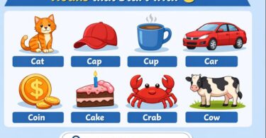 300+ Nouns that Start with a C in English with Pictures