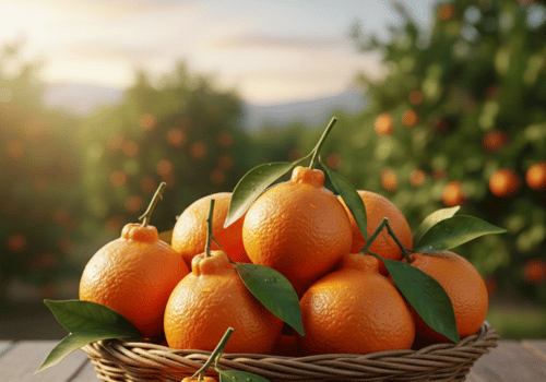 Minneola with Facts and Benefits 