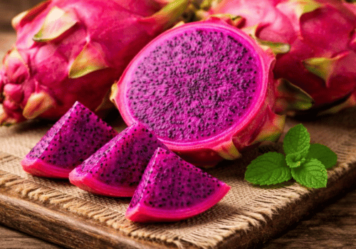 Purple Fleshed Dragon Fruit with Picture