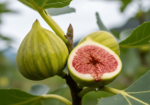 Tiger Fig (Panache Fig): Types of Figs Fruit with Photos