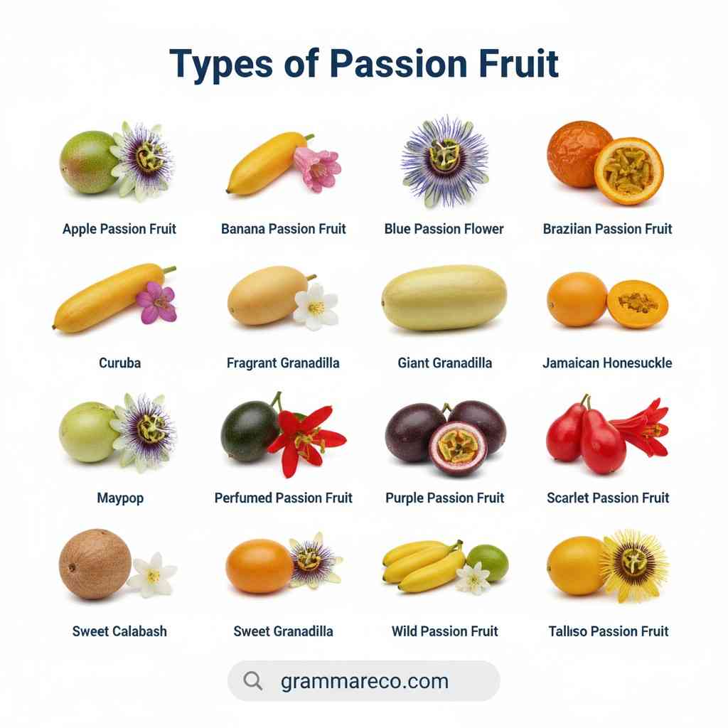 A to Z Types of 20+ Passion Fruit with Pictures