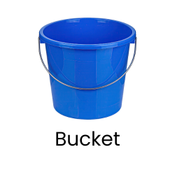 Bucket: Cleaning Tools and Supplies