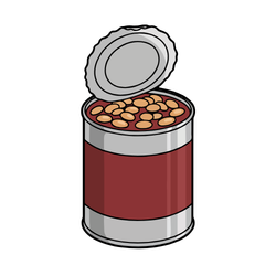 Canned beans (kidney)