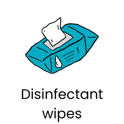 Disinfectant wipes: Cleaning Tools and Supplies