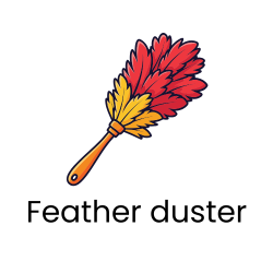 Feather duster: Cleaning Tools and Supplies