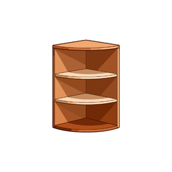 Corner shelf
