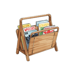 Magazine rack
