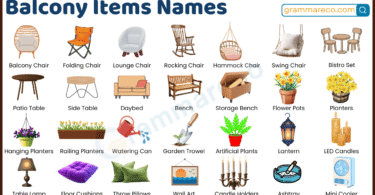 45+ Balcony Decor Items: Complete List with their Pictures