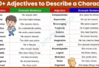 200+ Unique Adjectives to Describe a Character with Pictures