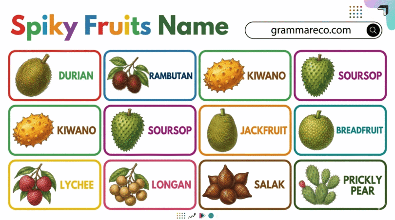 45+ Spiky Fruits Names and Pictures Durian, Rambutan and More