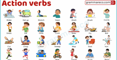 101+ Action Verbs List with Pictures and Examples Including PDF