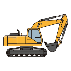 Excavator Construction Vehicle
