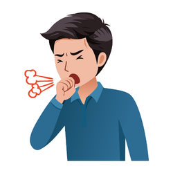 Coughing - Action Verbs List