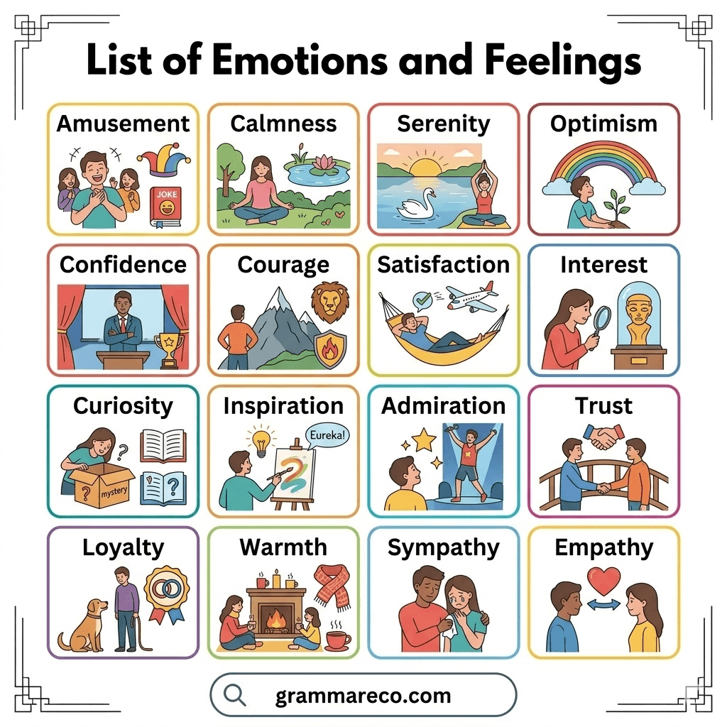 Types of Emotions and Feelings With Meaning