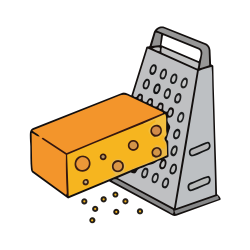 Grate - Cooking Verbs