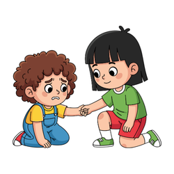 Helping people action word