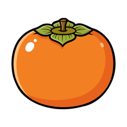 Persimmon - Autumn Fruits and Names