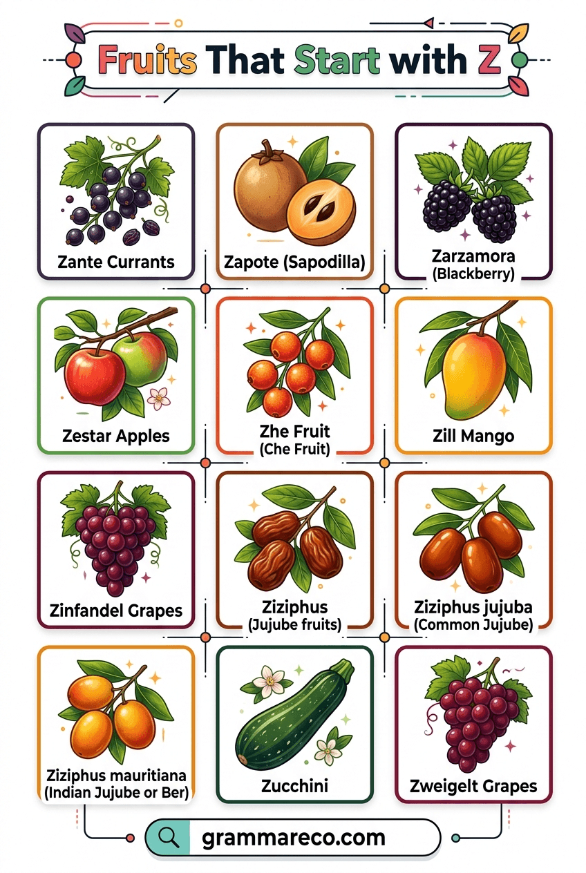 Pictures and Fun Facts of Fruit that Start with Z