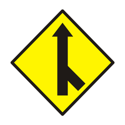 Merge Road Sign with Meanings and Use