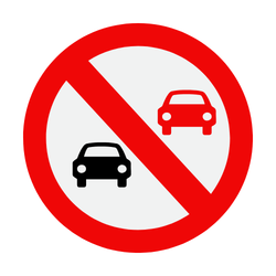 No Overtaking: Traffic Road Signs and their Meanings