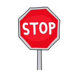 Stop: Road Signs and Meanings with Pictures