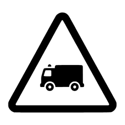 Truck Route: Guide Signs on the Road