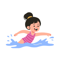 Swimming - Action verbs list