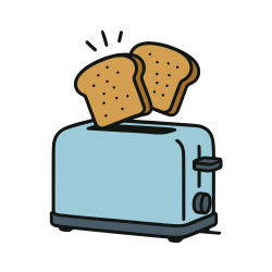 Toast - Cooking verbs