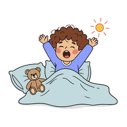 Wake - To stop sleeping