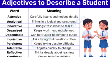 120+ Best Adjectives to Describe a Student with Meanings