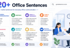 120+ Office Use English Sentences for Daily with Pictures and pdf