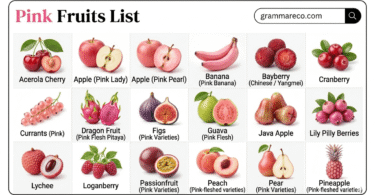 33 Pink Fruits Names: Complete List with their Pictures and Facts