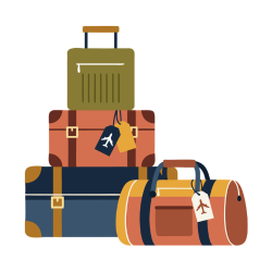 Baggage - Airport Vocabulary Words with Examples
