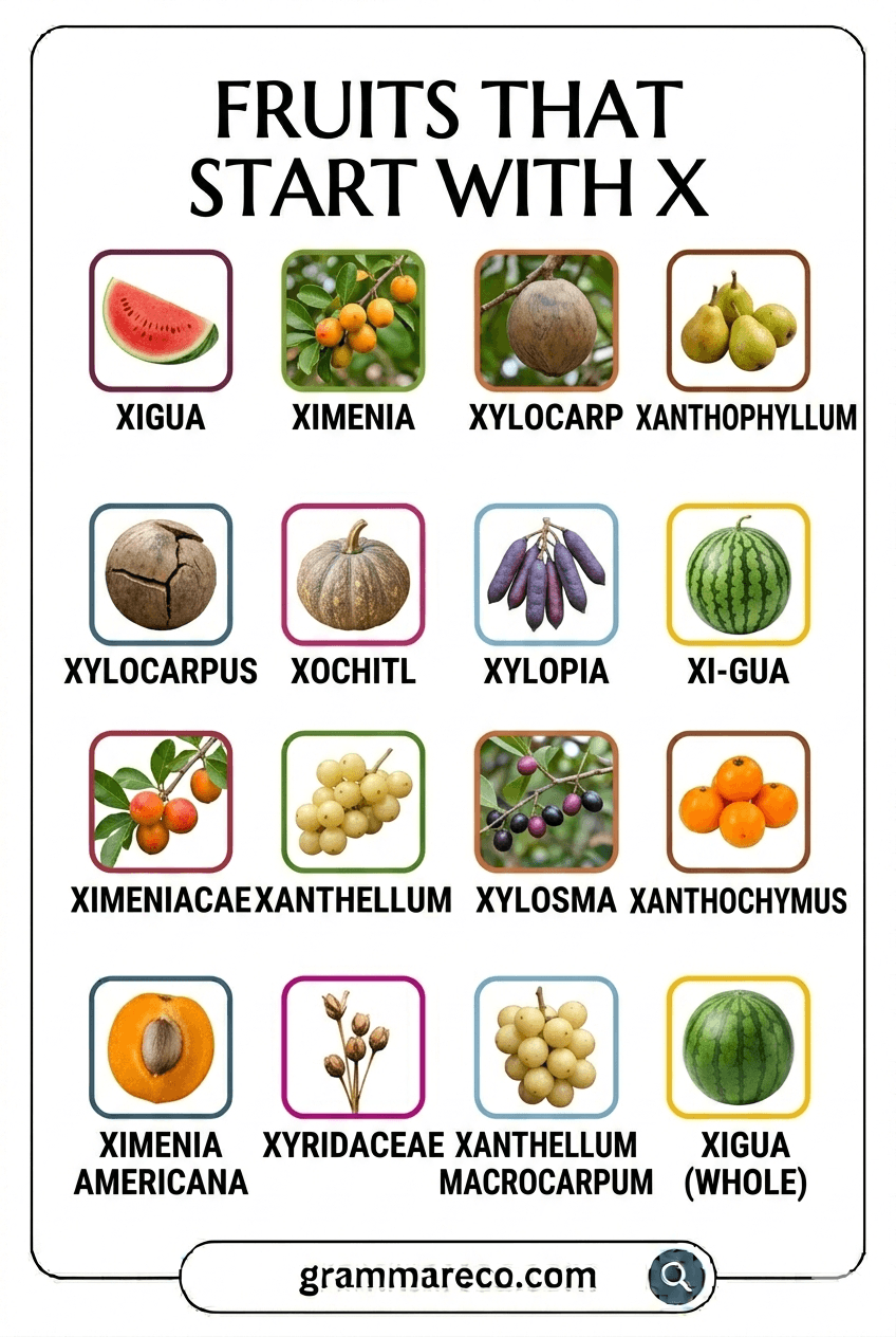 Fruits that Start with X with their Pictures and Facts