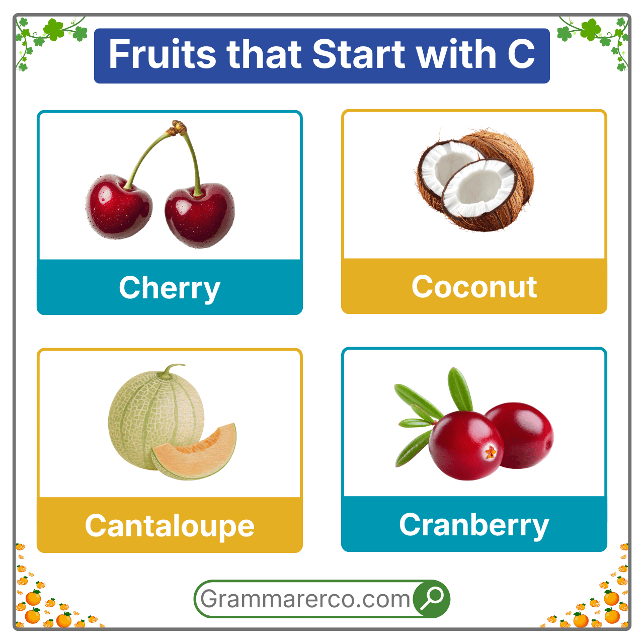 Fruits that are Starts with C - A to Z Fruits