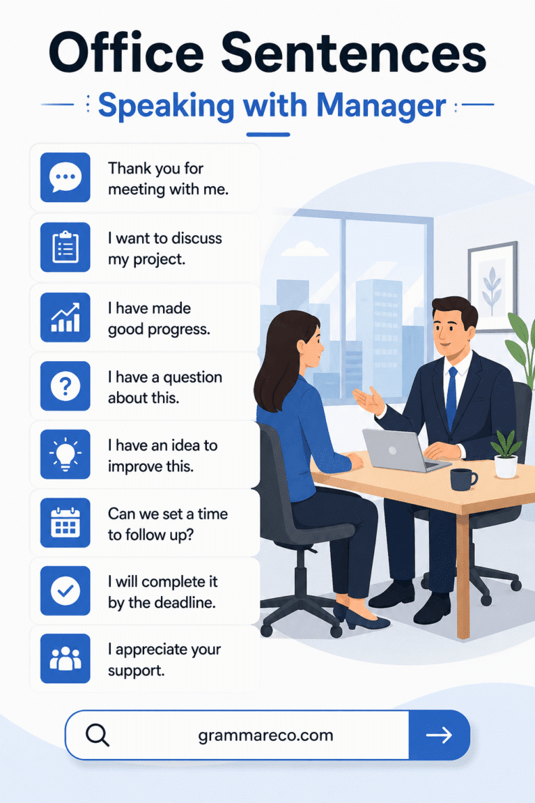 120+ Office Use English Sentences for Daily with Pictures and pdf ...