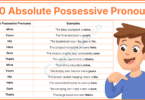 100+ Absolute Possessive Pronouns and Examples in Sentences