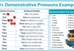 110+ Demonstrative Pronoun Examples with Sentences in English