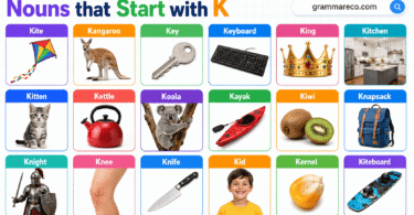 210 Positive Nouns that Start with K in English with Pictures