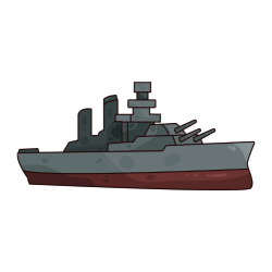 Battleship: Ship Names with their Pictures