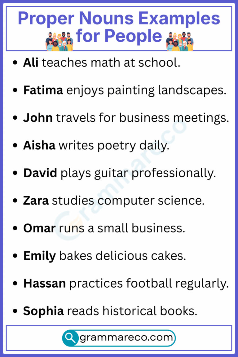 100+ Proper Noun Examples, List with Sentences and Pictures ...