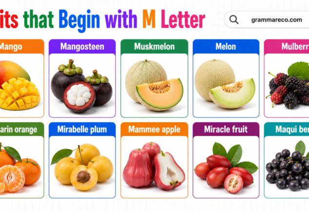 Fruits That Start With M