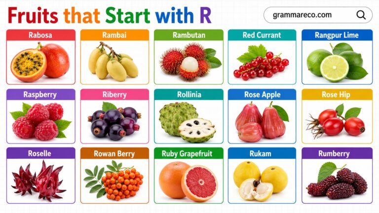 61 Fruits that Starts with R: Full List with Pictures and Facts ...