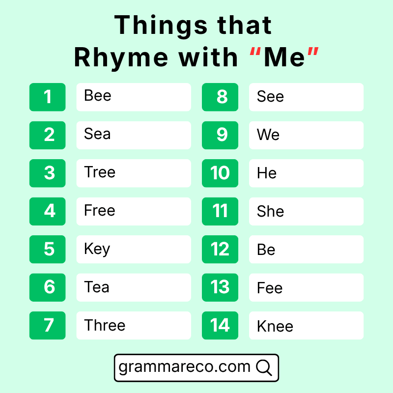 Things That Rhyme With Me
