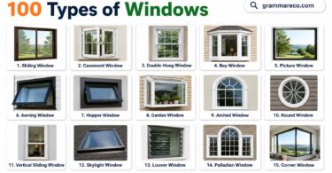 Different Types of Windows: 100 Names, Pictures and Styles Guide