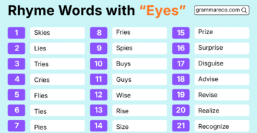 Something that Rhymes with Eyes for Songwriters and Poem