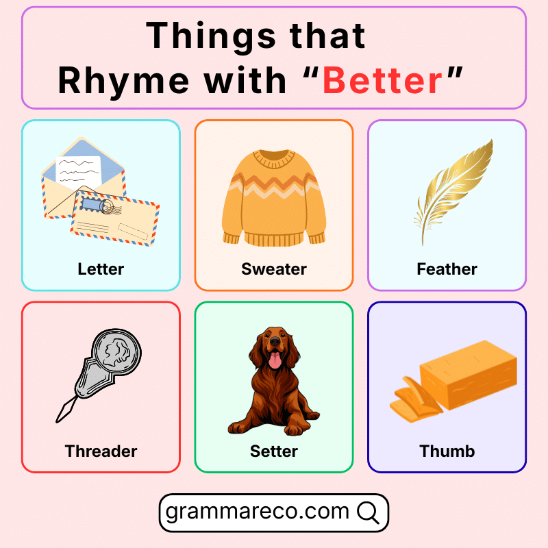 Things that Rhyme with Better with Pictures
